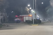 Se incendió un auto en avenida Perón