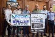El intendente se reunió con La Bancaria en apoyo a la no privatización del Banco Nación