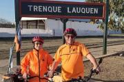 Ricardo Bernal participó de un encuentro de cicloturismo en Trenque Lauquen