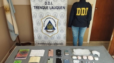 Investigación de la DDI Pehuajó en Carlos Casares: un detenido y secuestro de cocaína