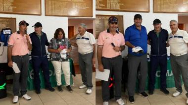Alberto Reinoso y Marcela Olaverría ganaron el torneo de golf Tomás