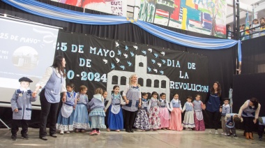 Emotivo acto oficial en el Galpón Municipal de Pehuajó por la celebración del 25 de Mayo