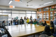 Zurro y funcionarios se reunieron con el Centro de Estudiantes del Colegio Nacional